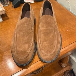 NWOT Peter Millar Men's Brown Suede Loafers